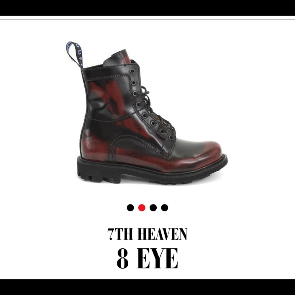 John Fluevog 7th Heaven 8 Eye in size 8.5
